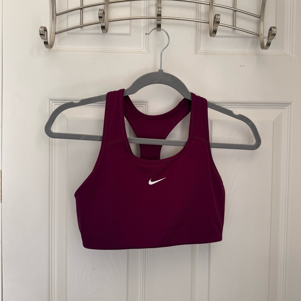 Nike Fuscia Racerback Sports Bra Medium Support